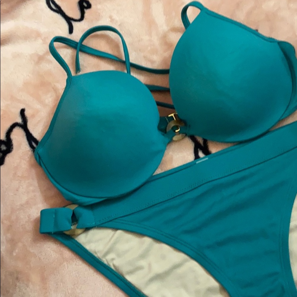 Victoria's Secret Teal Bikini Set